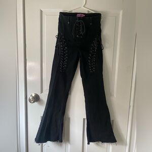 edikted lace up pants
